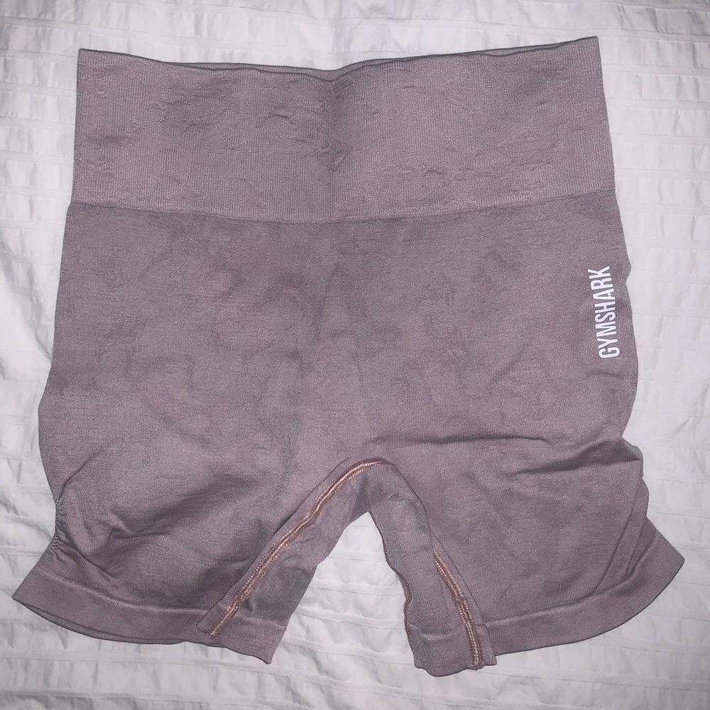 Pink gymshark biker shorts